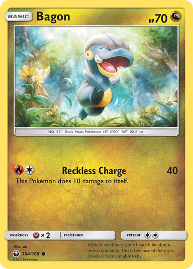 Carta Bagon 104/168 do set Celestial Storm — Pokémon TCG | Bynx