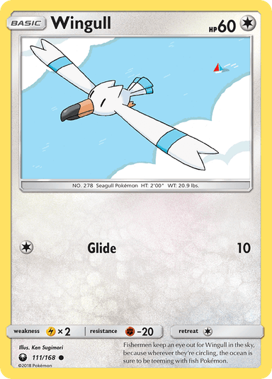 Carta Wingull 111/168 do set Celestial Storm — Pokémon TCG | Bynx