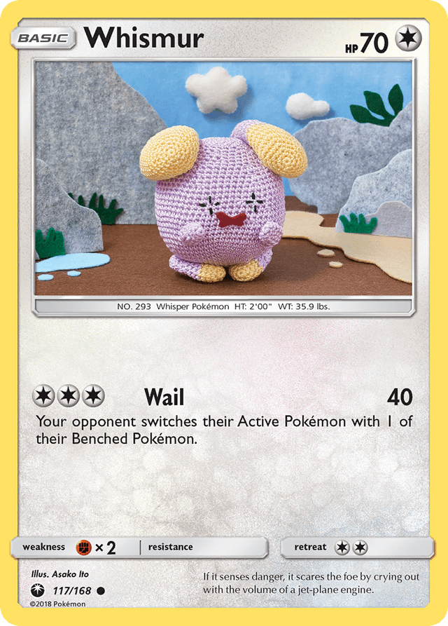 Carta Whismur 117/168 do set Celestial Storm — Pokémon TCG | Bynx