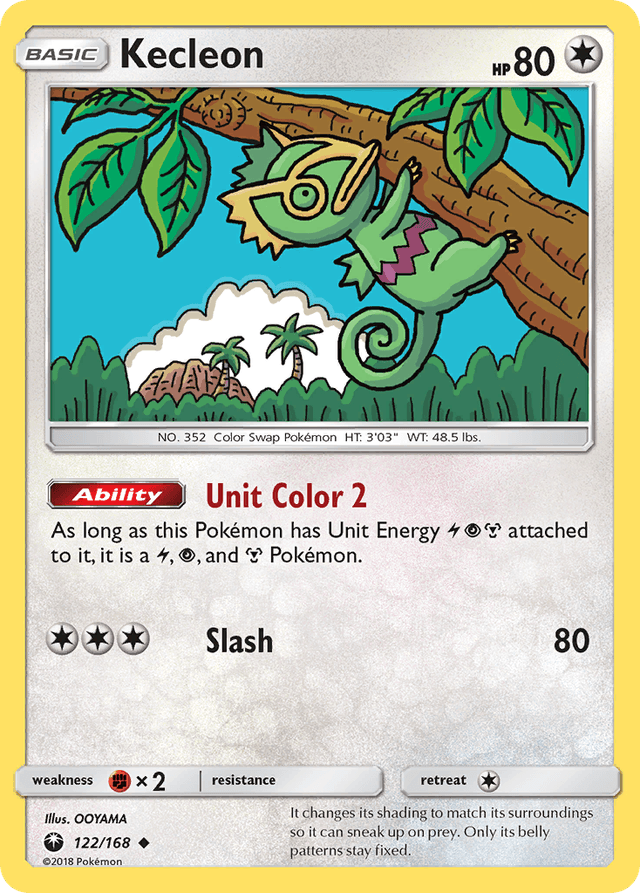 Carta Kecleon 122/168 do set Celestial Storm — Pokémon TCG | Bynx