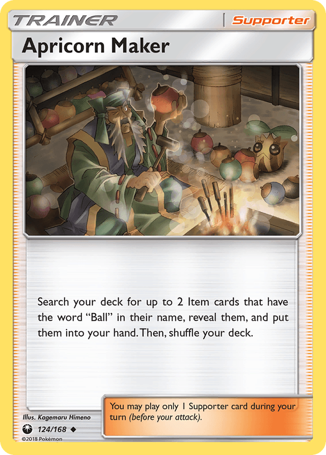 Carta Apricorn Maker 124/168 do set Celestial Storm — Pokémon TCG | Bynx