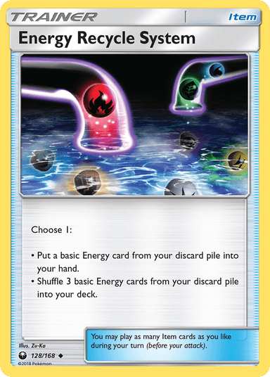 Carta Energy Recycle System 128/168 do set Celestial Storm — Pokémon TCG | Bynx