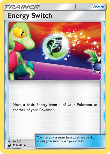Carta Energy Switch 129/168 do set Celestial Storm — Pokémon TCG | Bynx
