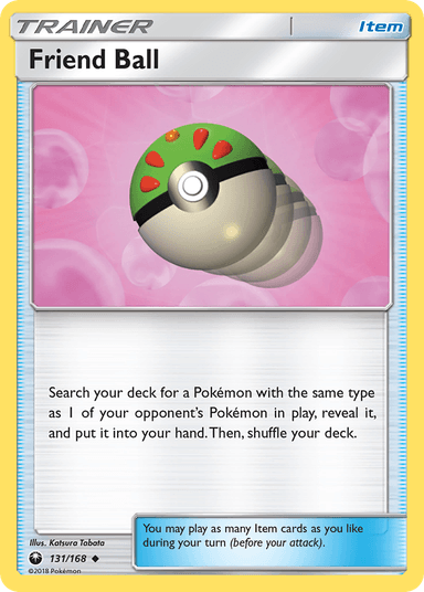Carta Friend Ball 131/168 do set Celestial Storm — Pokémon TCG | Bynx