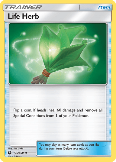 Carta Life Herb 136/168 do set Celestial Storm — Pokémon TCG | Bynx