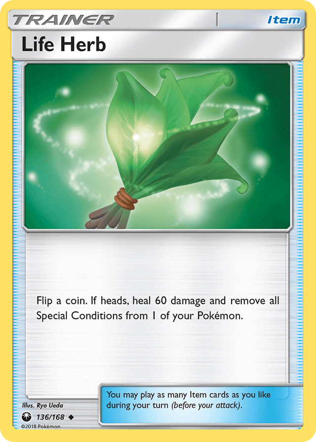 Carta Life Herb 136/168 do set Celestial Storm — Pokémon TCG | Bynx