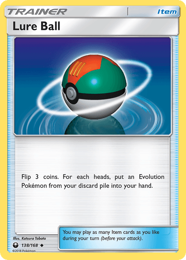 Carta Lure Ball 138/168 do set Celestial Storm — Pokémon TCG | Bynx