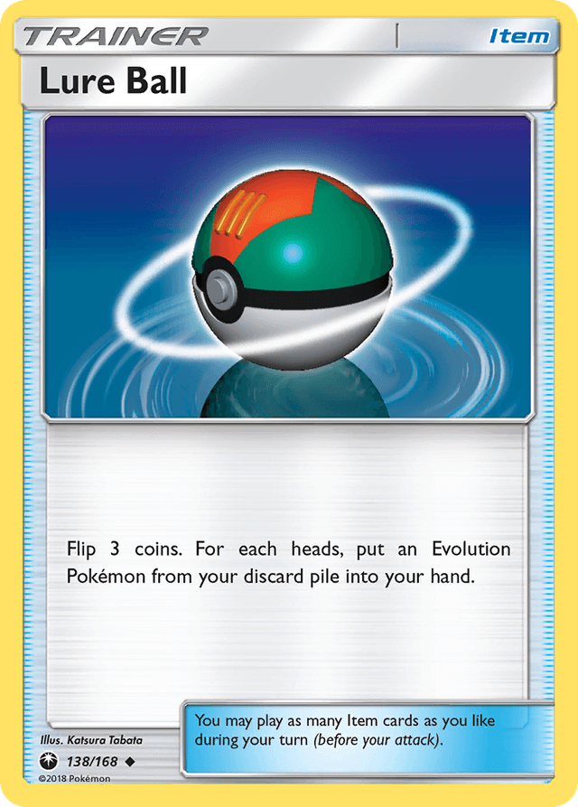 Carta Lure Ball 138/168 do set Celestial Storm — Pokémon TCG | Bynx