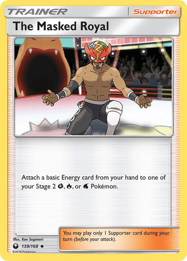 Carta The Masked Royal 139/168 do set Celestial Storm — Pokémon TCG | Bynx