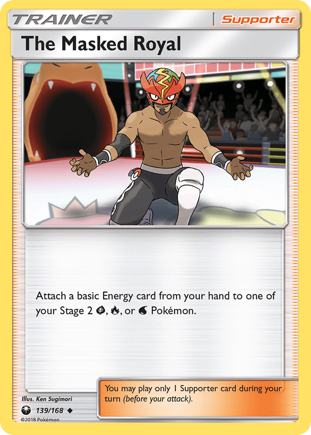 Carta The Masked Royal 139/168 do set Celestial Storm — Pokémon TCG | Bynx
