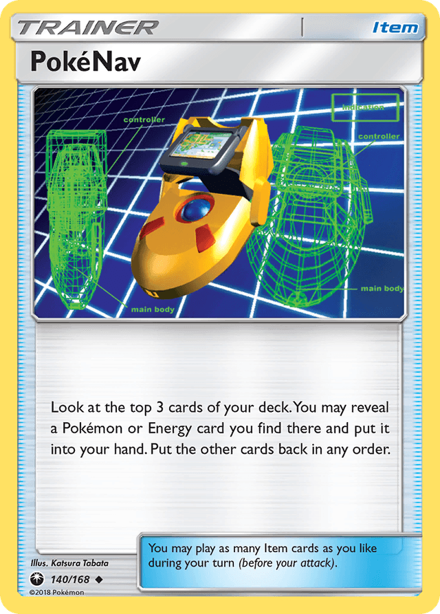 Carta PokéNav 140/168 do set Celestial Storm — Pokémon TCG | Bynx