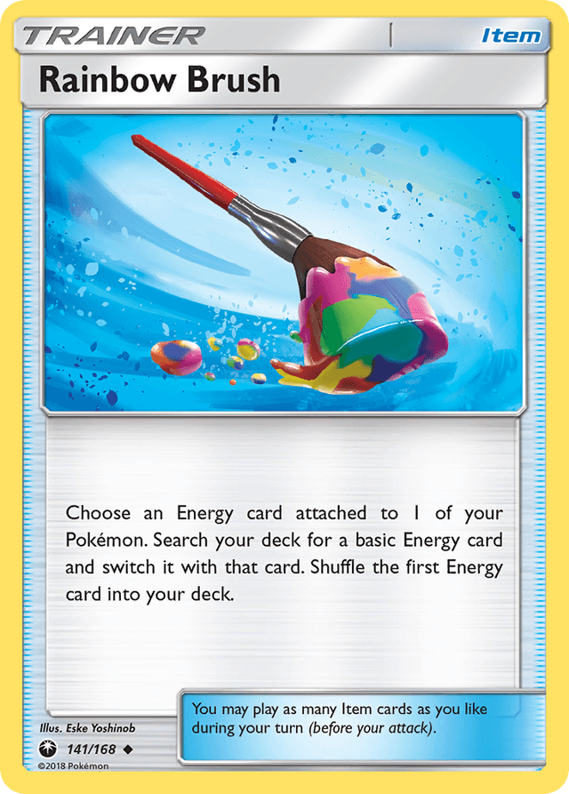 Carta Rainbow Brush 141/168 do set Celestial Storm — Pokémon TCG | Bynx
