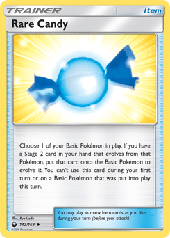 Rare Candy 142/168 — Tempestade Celestial