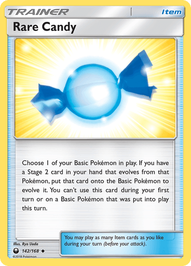 Carta Rare Candy 142/168 do set Celestial Storm — Pokémon TCG | Bynx