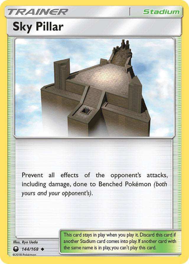Carta Sky Pillar 144/168 do set Celestial Storm — Pokémon TCG | Bynx