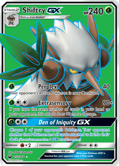 Carta Shiftry-GX 152/168 do set Celestial Storm — Pokémon TCG | Bynx