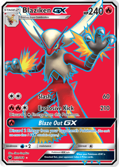 Blaziken-GX 153 — Celestial Storm