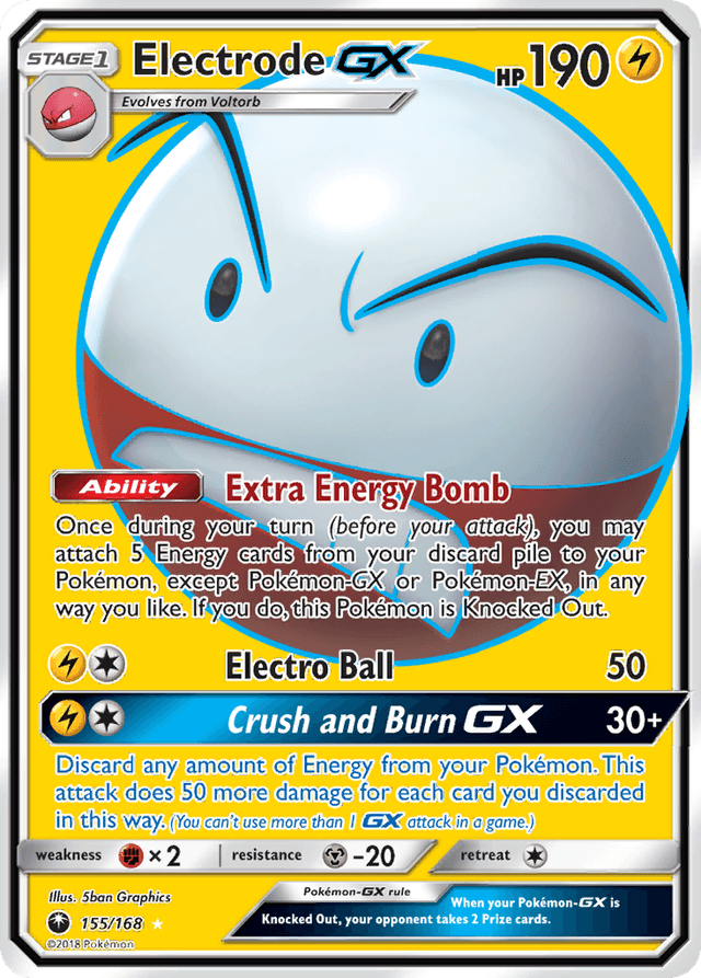Carta Electrode-GX 155/168 do set Celestial Storm — Pokémon TCG | Bynx