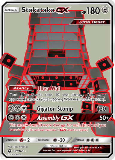 Carta Stakataka-GX 159/168 do set Celestial Storm — Pokémon TCG | Bynx