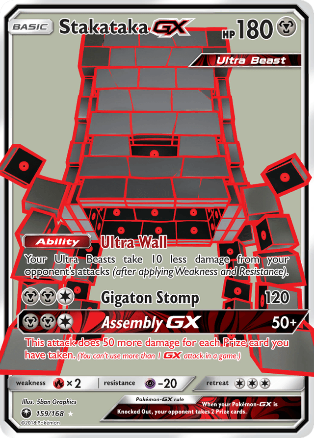 Carta Stakataka-GX 159/168 do set Celestial Storm — Pokémon TCG | Bynx