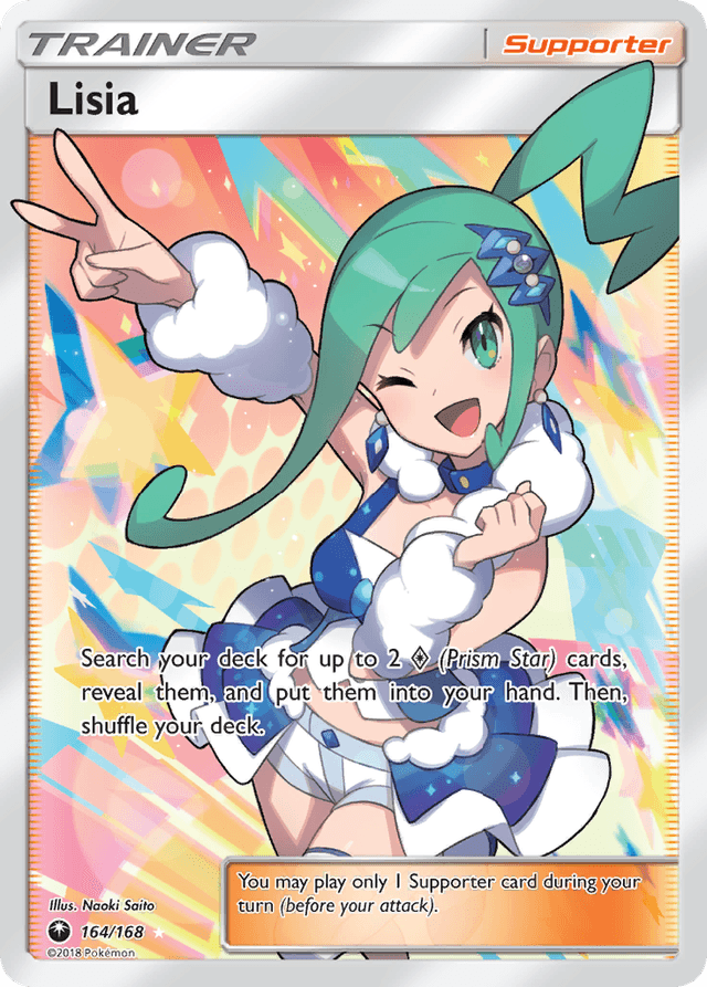 Carta Lisia 164/168 do set Celestial Storm — Pokémon TCG | Bynx