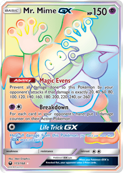 Mr. Mime-GX 173 — Celestial Storm