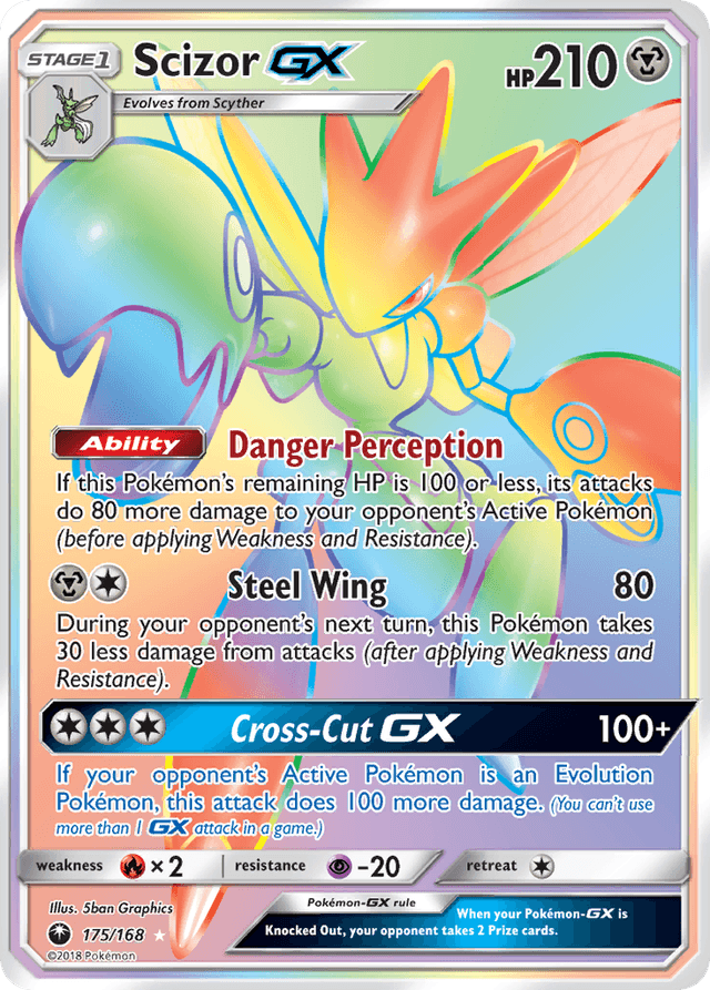 Carta Scizor-GX 175/168 do set Celestial Storm — Pokémon TCG | Bynx
