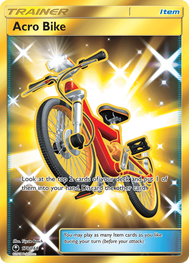Carta Acro Bike 178/168 do set Celestial Storm — Pokémon TCG | Bynx