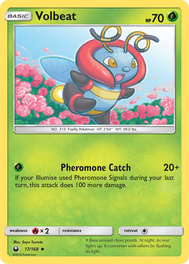 Carta Volbeat 17/168 do set Celestial Storm — Pokémon TCG | Bynx