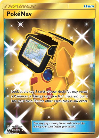 Carta PokéNav 181/168 do set Celestial Storm — Pokémon TCG | Bynx