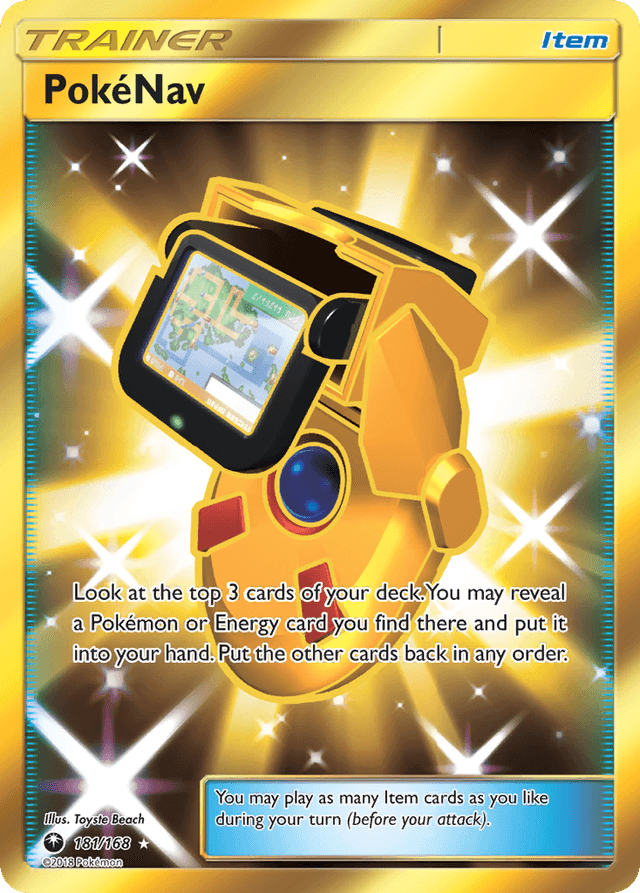 Carta PokéNav 181/168 do set Celestial Storm — Pokémon TCG | Bynx