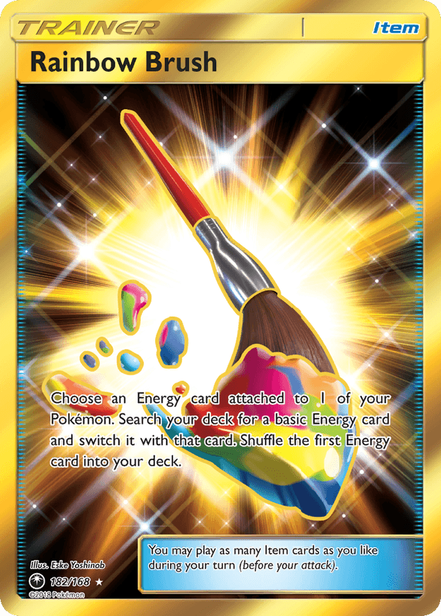 Carta Rainbow Brush 182/168 do set Celestial Storm — Pokémon TCG | Bynx