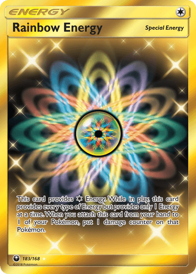Carta Rainbow Energy 183/168 do set Celestial Storm — Pokémon TCG | Bynx