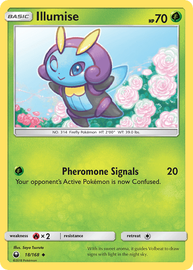 Carta Illumise 18/168 do set Celestial Storm — Pokémon TCG | Bynx