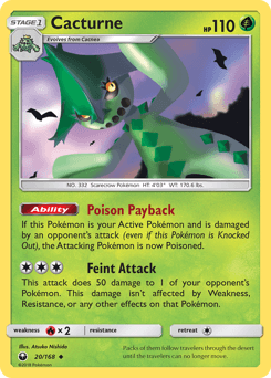 Cacturne 20 — Celestial Storm