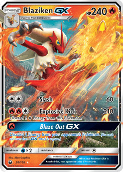 Blaziken-GX 28 — Celestial Storm