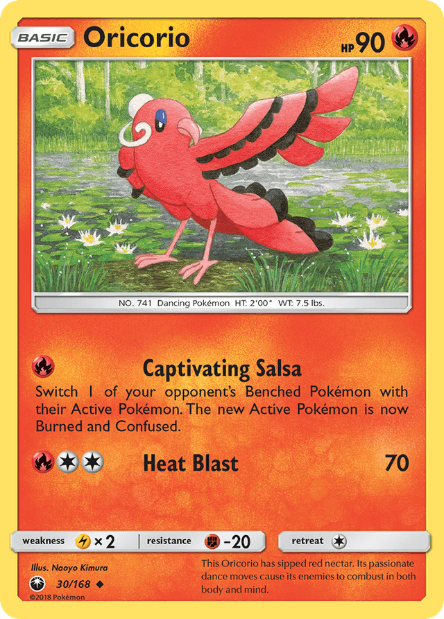 Carta Oricorio 30/168 do set Celestial Storm — Pokémon TCG | Bynx