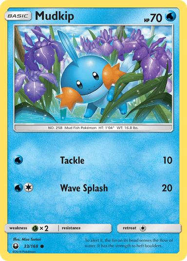 Carta Mudkip 33/168 do set Celestial Storm — Pokémon TCG | Bynx