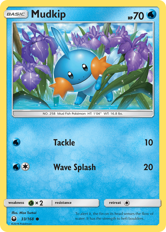 Carta Mudkip 33/168 do set Celestial Storm — Pokémon TCG | Bynx