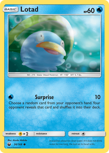Carta Lotad 36/168 do set Celestial Storm — Pokémon TCG | Bynx