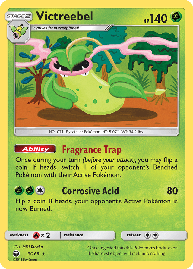 Carta Victreebel 3/168 do set Celestial Storm — Pokémon TCG | Bynx