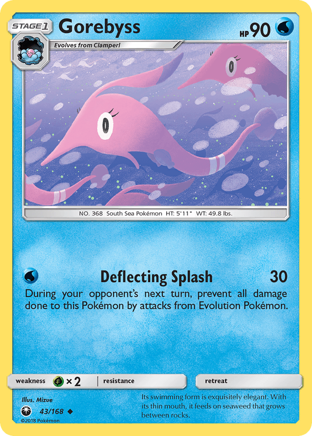 Carta Gorebyss 43/168 do set Celestial Storm — Pokémon TCG | Bynx