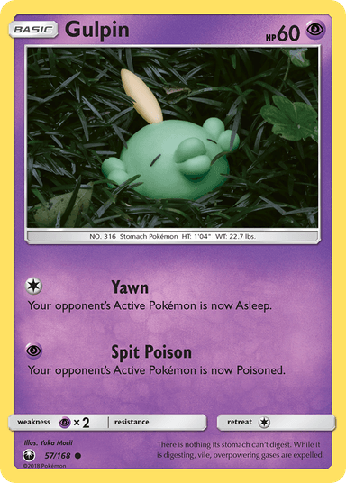 Carta Gulpin 57/168 do set Celestial Storm — Pokémon TCG | Bynx