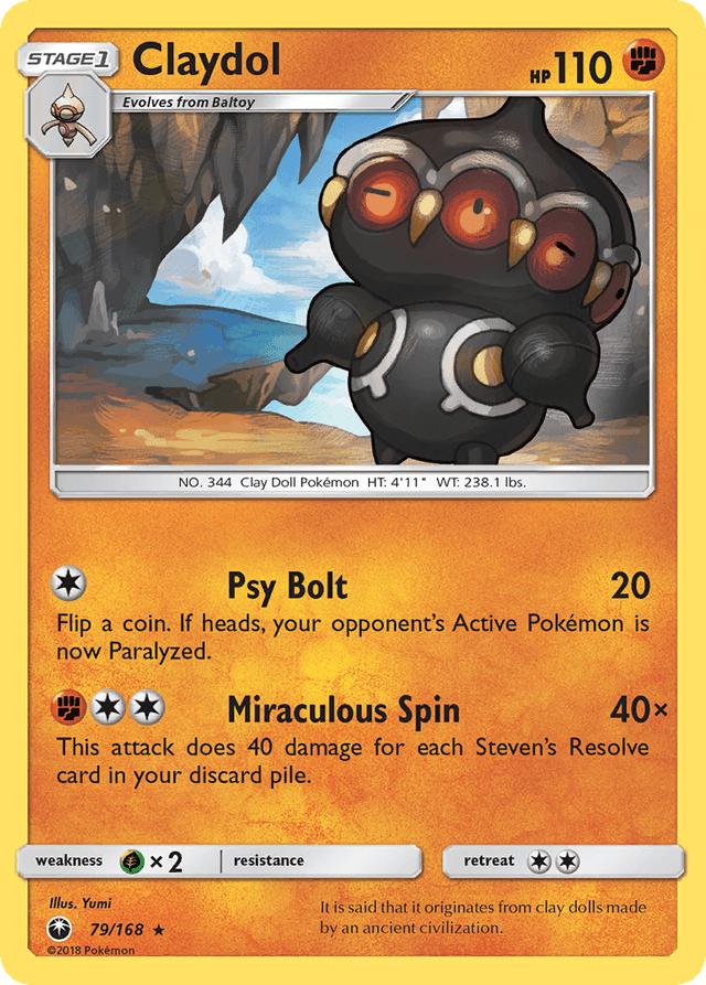 Carta Claydol 79/168 do set Celestial Storm — Pokémon TCG | Bynx