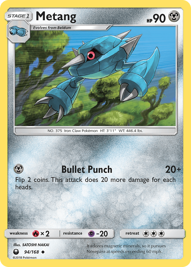 Carta Metang 94/168 do set Celestial Storm — Pokémon TCG | Bynx