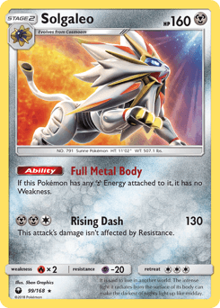 Solgaleo 99 — Celestial Storm