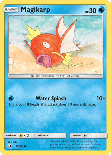 Carta Magikarp 19/70 do set Dragon Majesty — Pokémon TCG | Bynx