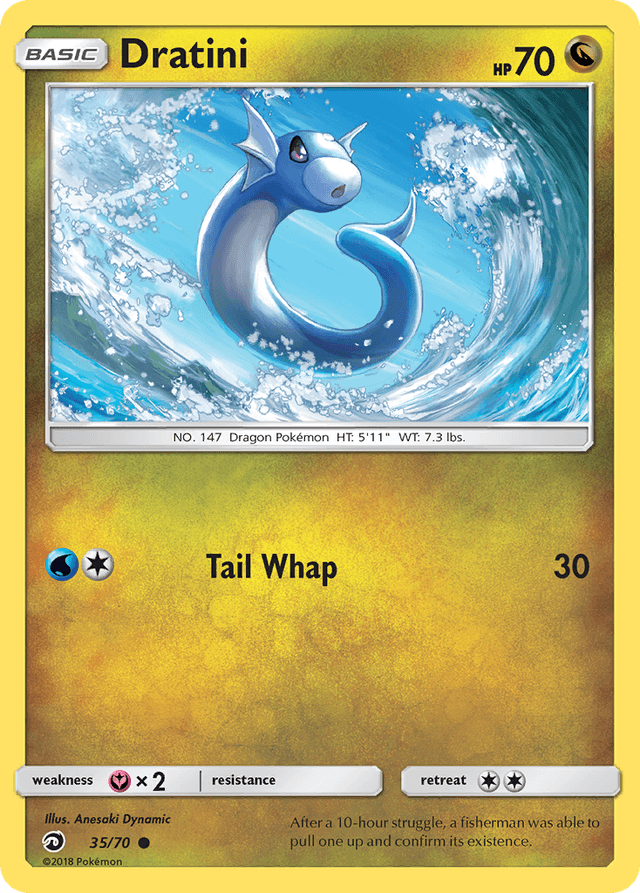 Carta Dratini 35/70 do set Dragon Majesty — Pokémon TCG | Bynx
