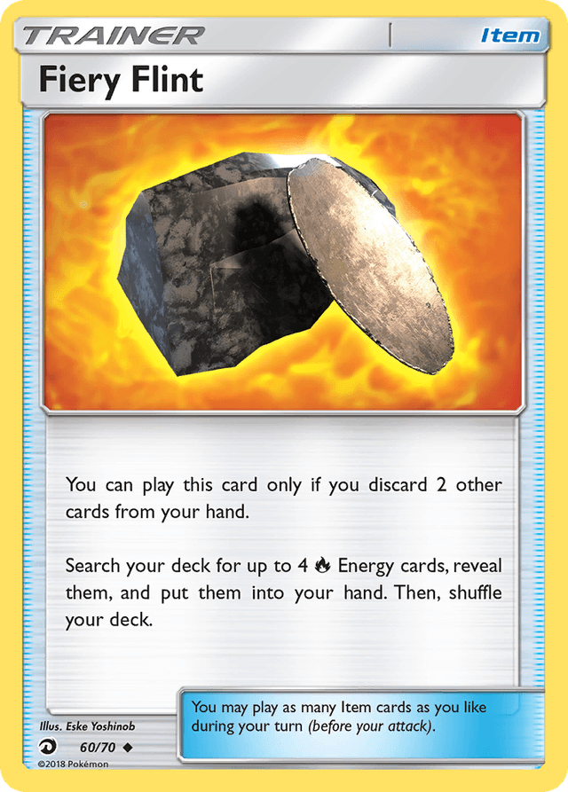 Carta Fiery Flint 60/70 do set Dragon Majesty — Pokémon TCG | Bynx