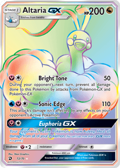 Altaria-GX 72 — Dragon Majesty